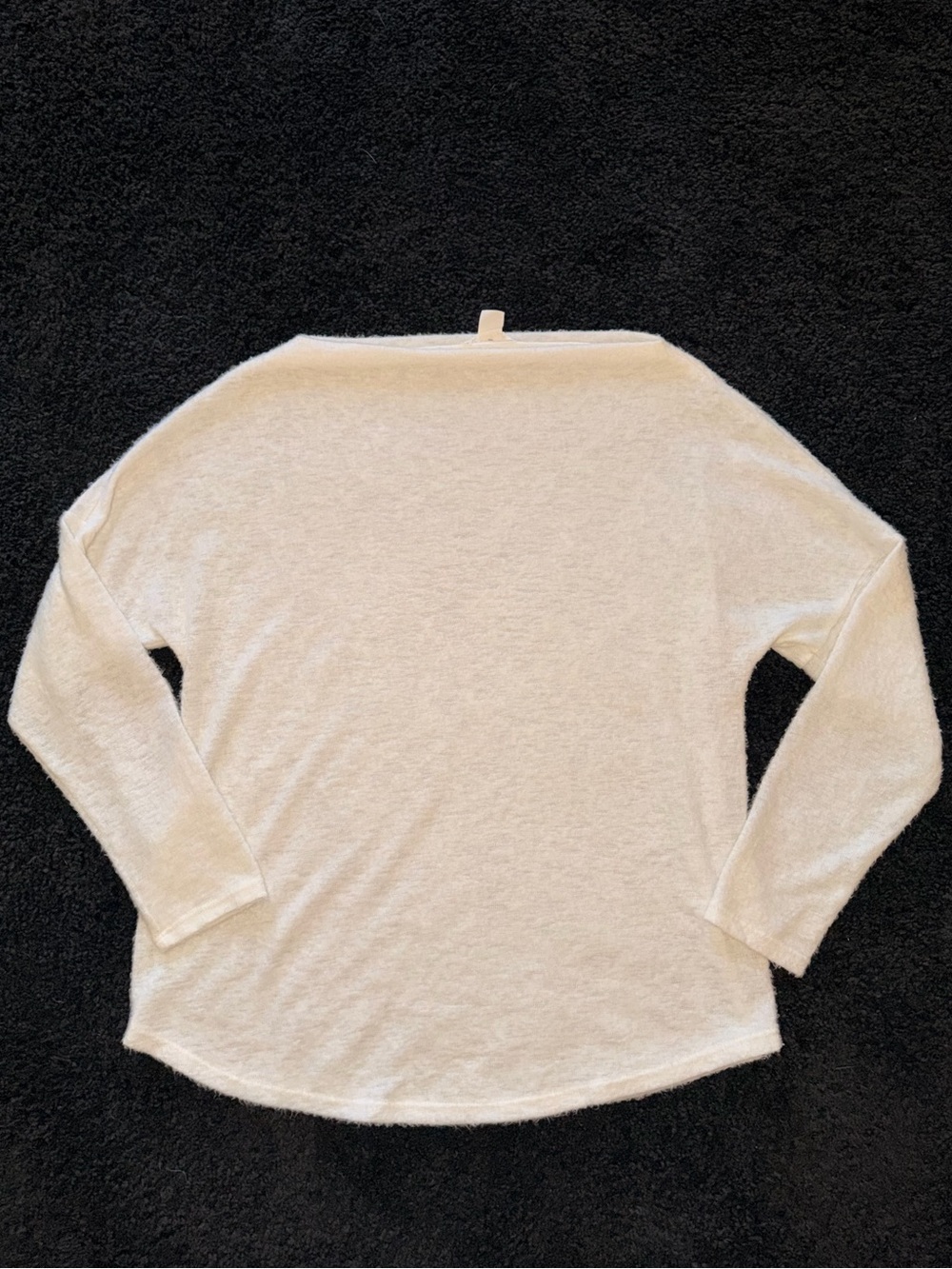 Caslon Ivory Cream Boat Neck Lightweight Sweater Top L Nordstrom Game Day Fit